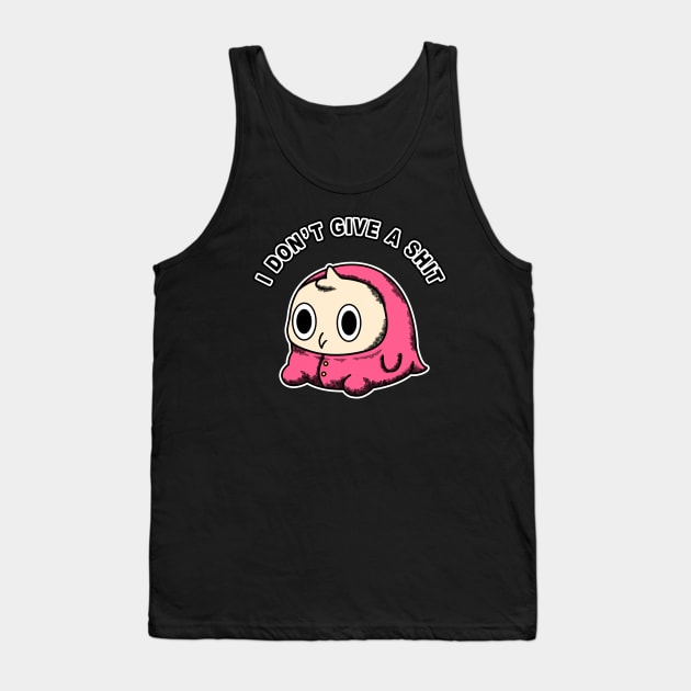 I DON'T GIVE A SHIT Tank Top by LANVERIL